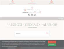 Tablet Screenshot of preziosi-handicap.org